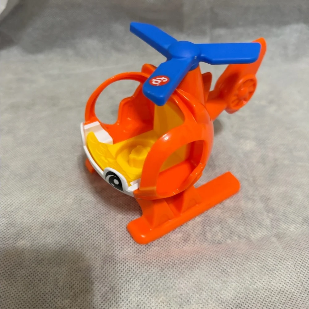 Fisher price Orange Helicopter Toy with Smiling‎ Face toddler toys